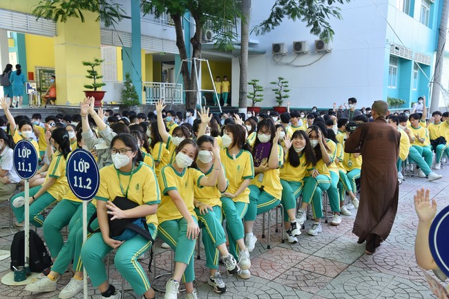 Sharing Dharma at Pétrus Ky Secondary - Primary School in Binh Duong