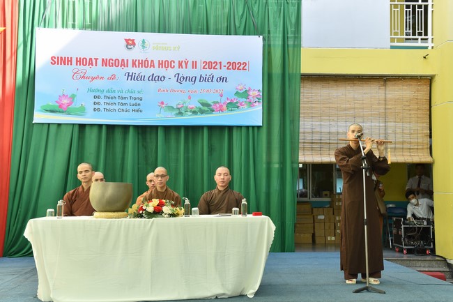 Sharing Dharma at Pétrus Ky Secondary - Primary School in Binh Duong