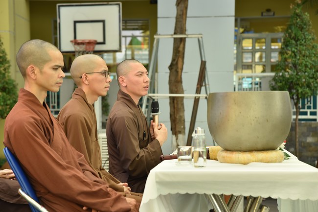 Sharing Dharma at Pétrus Ky Secondary - Primary School in Binh Duong