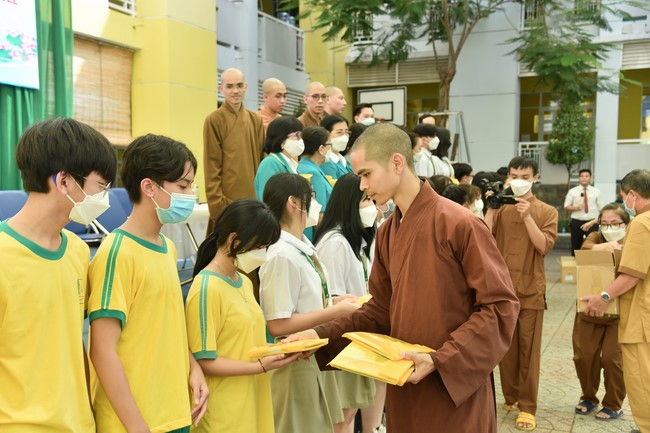 Sharing Dharma at Pétrus Ky Secondary - Primary School in Binh Duong
