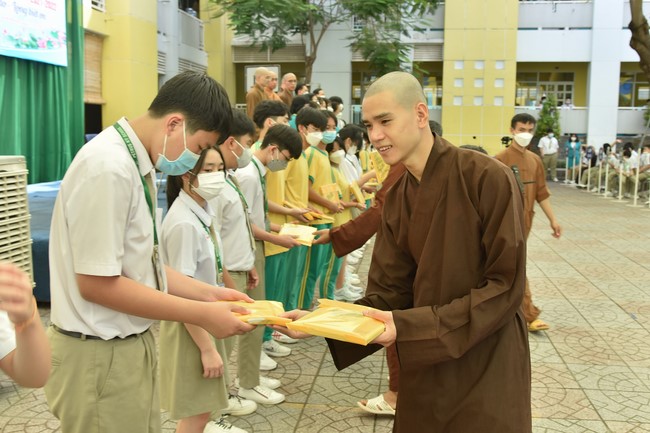 Sharing Dharma at Pétrus Ky Secondary - Primary School in Binh Duong