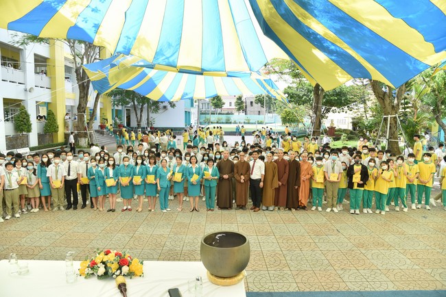 Sharing Dharma at Pétrus Ky Secondary - Primary School in Binh Duong