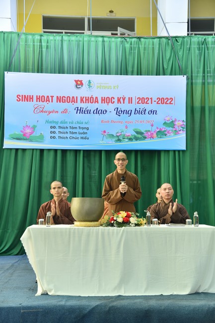 Sharing Dharma at Pétrus Ky Secondary - Primary School in Binh Duong