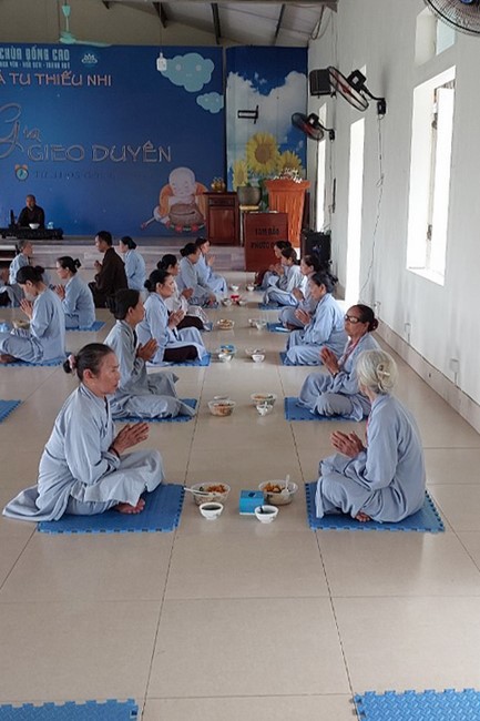 Summer Beginning Ceremony for Teenagers and Children at Dong Cao Pagoda