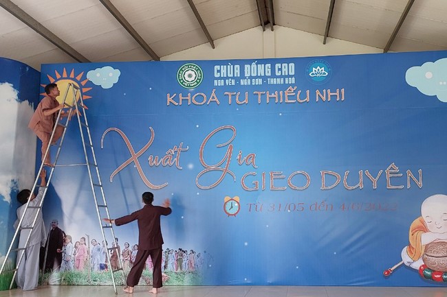 Summer Beginning Ceremony for Teenagers and Children at Dong Cao Pagoda