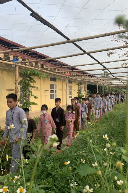 Starting Summer Retreat for children in 2022 at Dong Cao pagoda