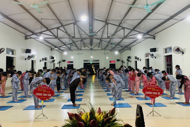 Starting Summer Retreat for children in 2022 at Dong Cao pagoda