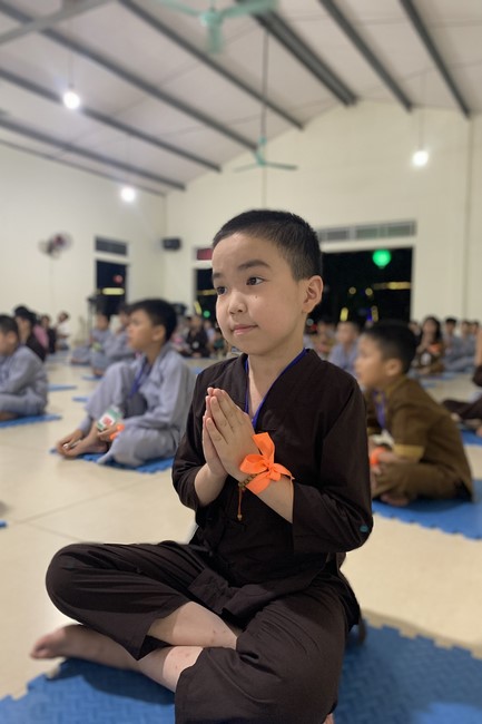 Starting Summer Retreat for children in 2022 at Dong Cao pagoda