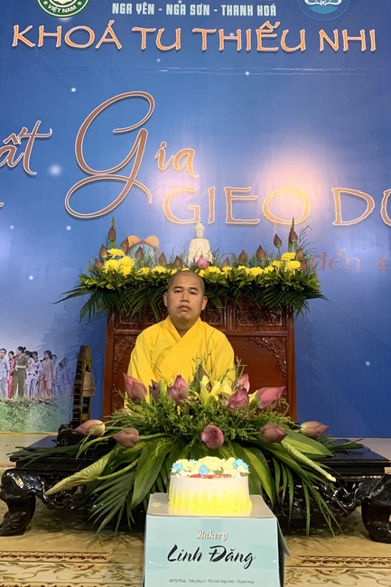 Starting Summer Retreat for children in 2022 at Dong Cao pagoda