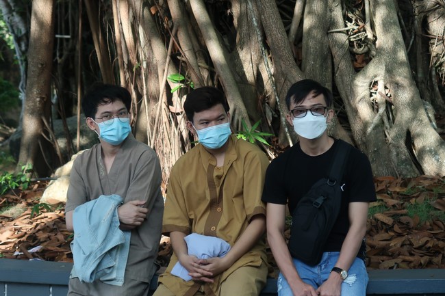 Visit Truc Lam Chanh Giac Monastery, Tien Giang of Hoang Phap pagoda security Team