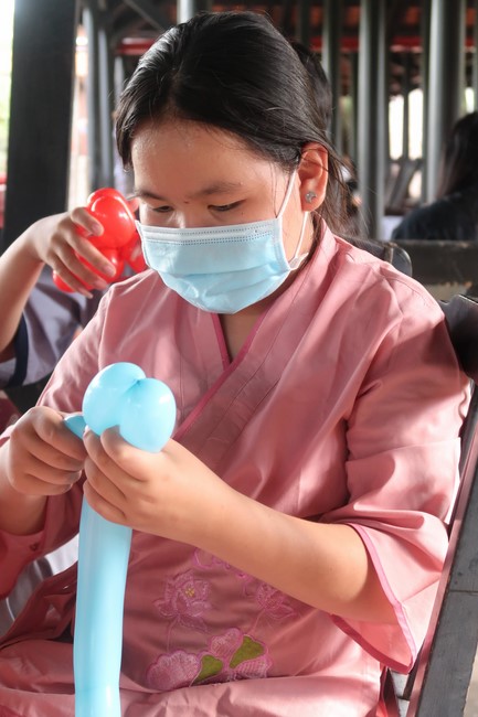 Visit Truc Lam Chanh Giac Monastery, Tien Giang of Hoang Phap pagoda security Team