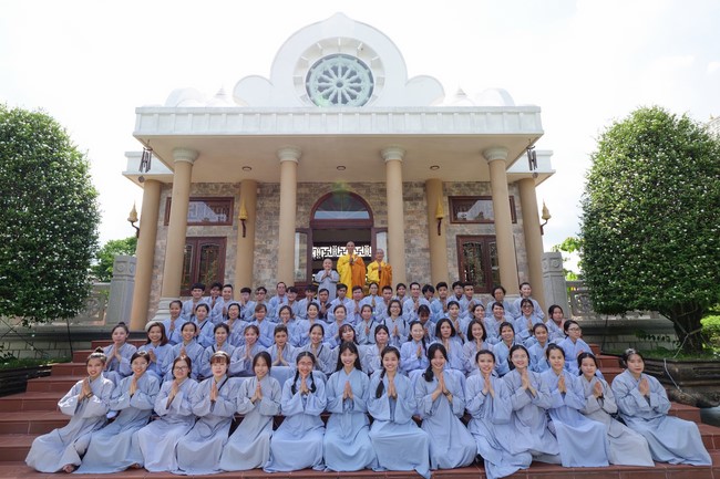 Visit Truc Lam Chanh Giac Monastery, Tien Giang of Hoang Phap pagoda security Team