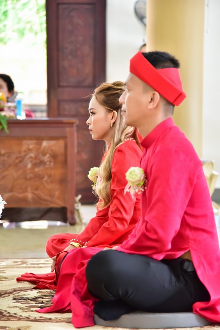 Wedding Ceremony at the pagoda