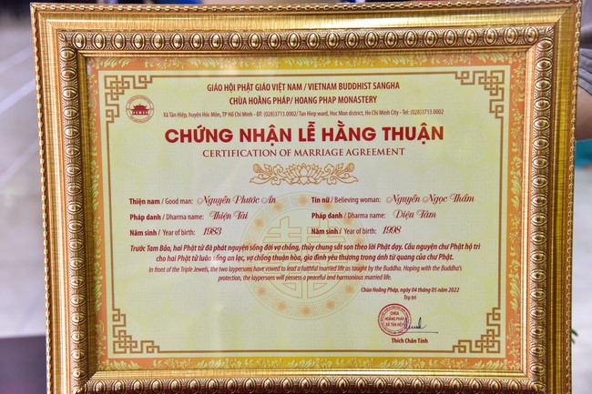 Wedding Ceremony at the pagoda