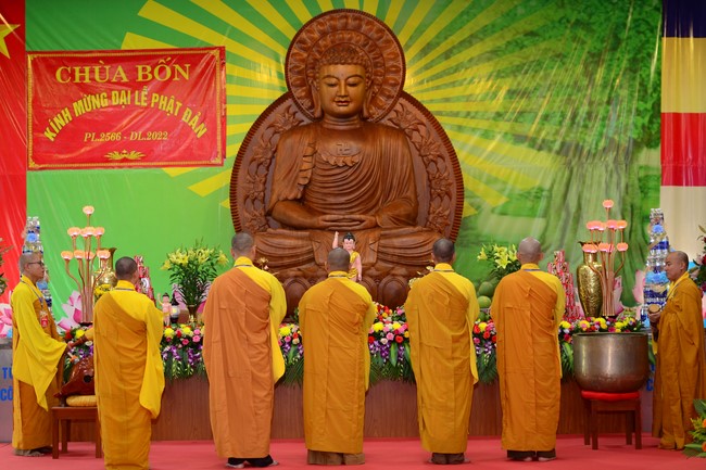 The Great Birthday Ceremony in 2022 at  Bon (Tu Phap Co Tu) Pagoda