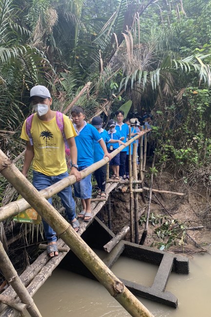 Khóa tu thanh thiếu niên: Chuyến dã ngoại nông trại và sân chim Vàm Hồ, Bến Tre