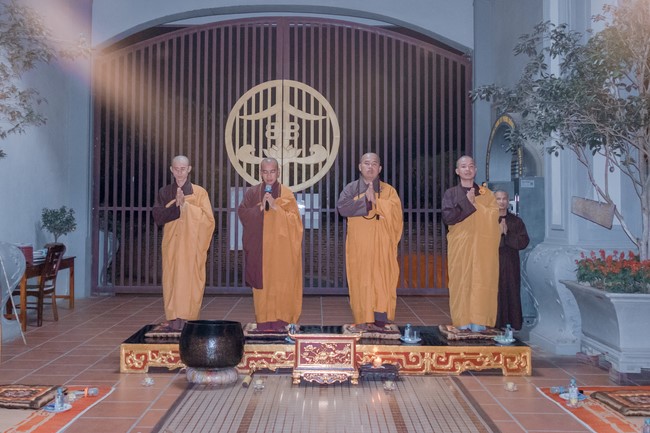2nd day of the Retreat Back to a Peaceful Place - Candle Lighting Night - at Hoa Phuc Pagoda