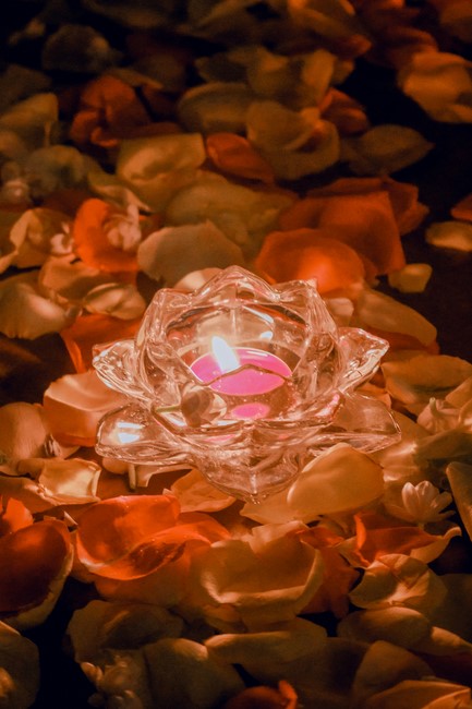 2nd day of the Retreat Back to a Peaceful Place - Candle Lighting Night - at Hoa Phuc Pagoda