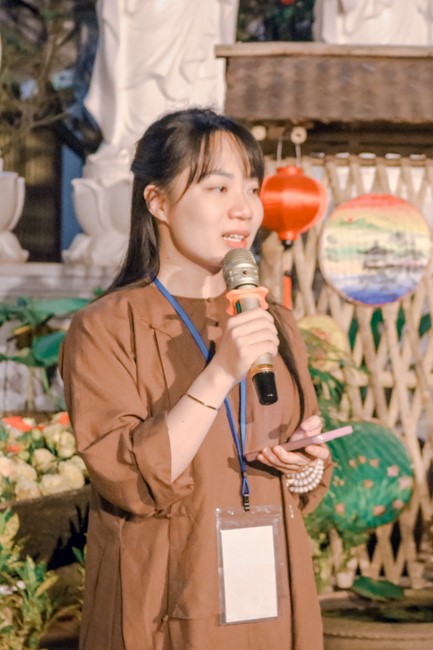 2nd day of the Retreat Back to a Peaceful Place - Candle Lighting Night - at Hoa Phuc Pagoda