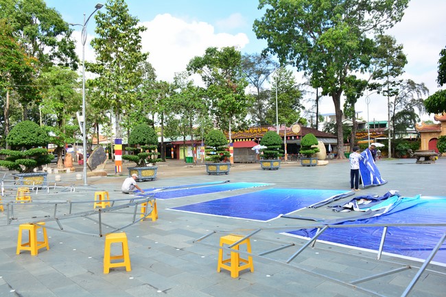 Preparing for the Vesak Great Ceremony of Buddha's Birthday 2022 (part 1)