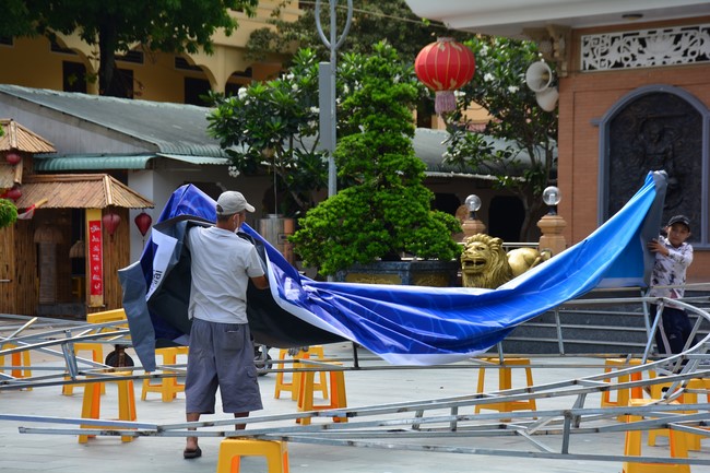 Preparing for the Vesak Great Ceremony of Buddha's Birthday 2022 (part 1)