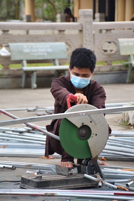 Preparing for the Vesak Great Ceremony of Buddha's Birthday 2022 (part 1)