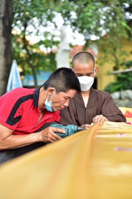 Preparing for the Vesak Great Ceremony of Buddha's Birthday 2022 (part 1)