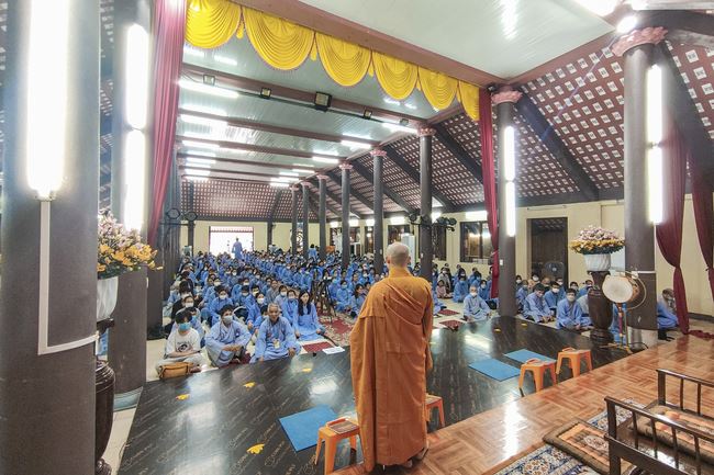 Buddha bathing ceremony - Opening of the Buddha's Birthday week at Hoa Phuc Pagoda