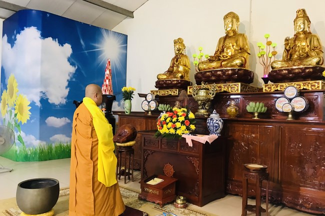 Repentant Ceremony at Dong Cao pagoda in Thanh Hoa