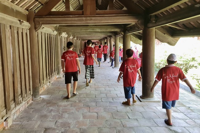The 2nd day of Teenage Retreat in summer at Tay Khanh pagoda