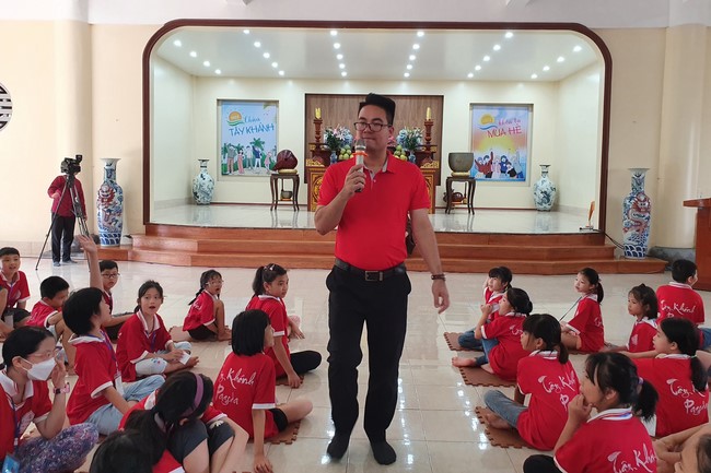 The 2nd day of Teenage Retreat in summer at Tay Khanh pagoda