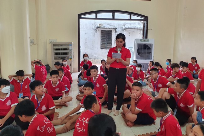 The 2nd day of Teenage Retreat in summer at Tay Khanh pagoda