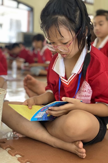 The 2nd day of Teenage Retreat in summer at Tay Khanh pagoda