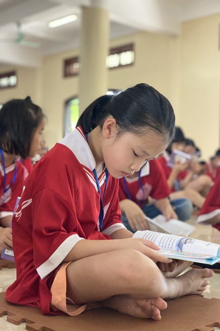 The 2nd day of Teenage Retreat in summer at Tay Khanh pagoda