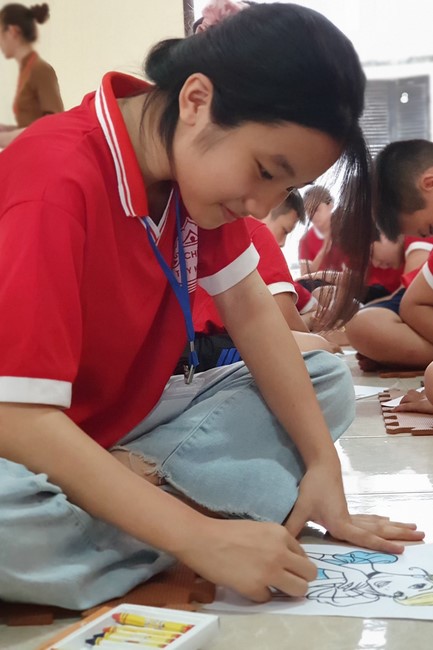 The 2nd day of Teenage Retreat in summer at Tay Khanh pagoda