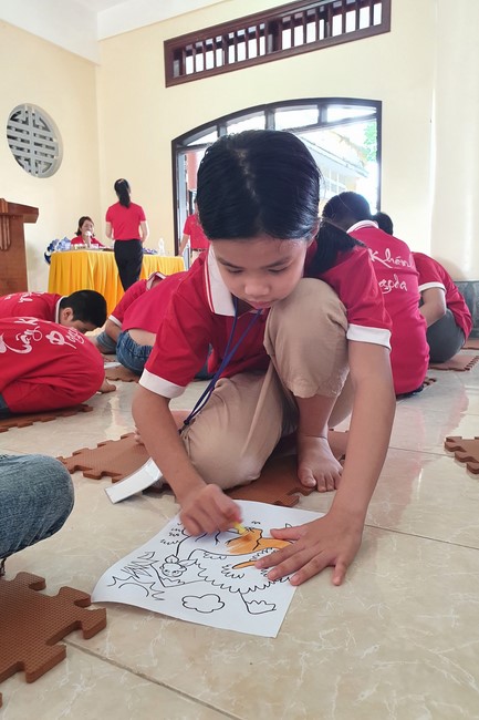 The 2nd day of Teenage Retreat in summer at Tay Khanh pagoda