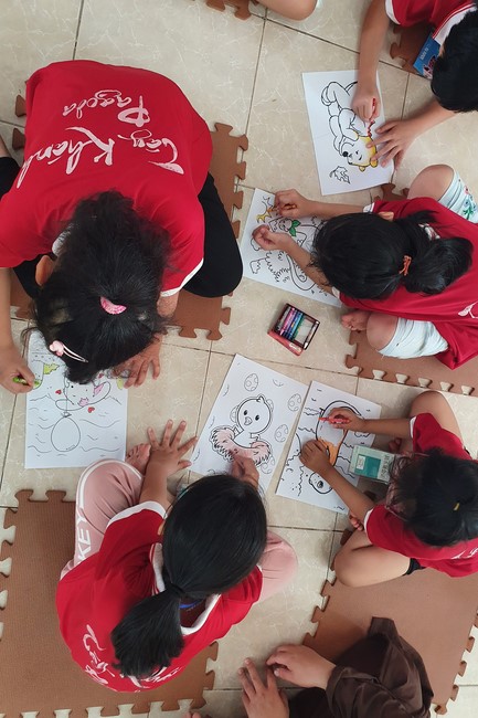 The 2nd day of Teenage Retreat in summer at Tay Khanh pagoda