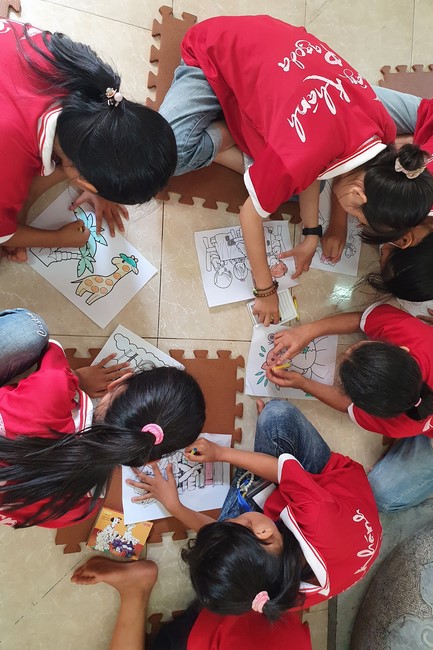 The 2nd day of Teenage Retreat in summer at Tay Khanh pagoda