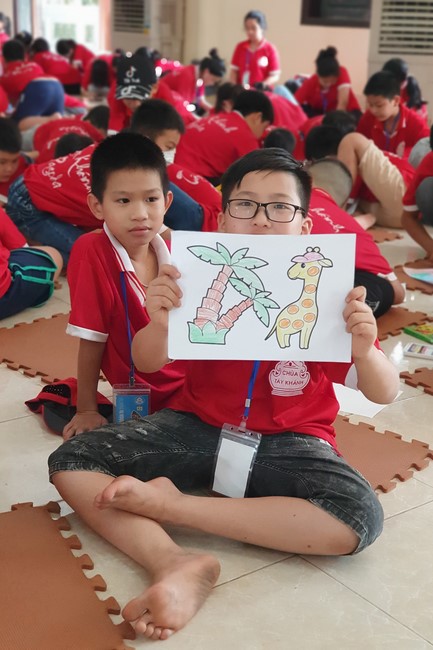 The 2nd day of Teenage Retreat in summer at Tay Khanh pagoda