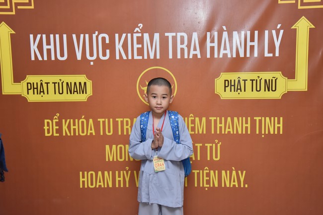 Entering of the Teenage Retreat - Temporary Ordination for Children