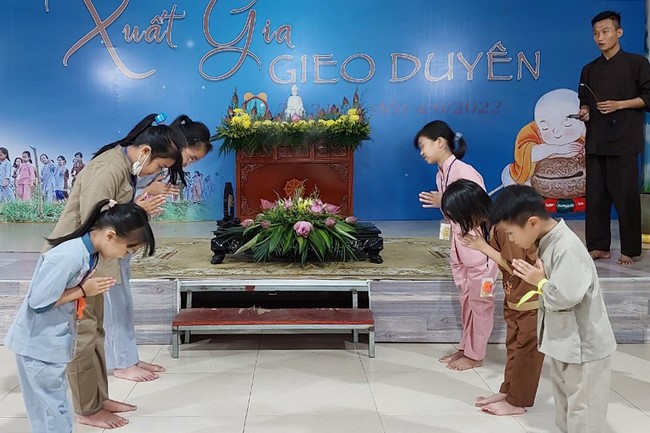 The 2nd Day of Temporary Ordination in Summer for Children