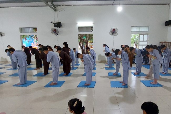 The 2nd Day of Temporary Ordination in Summer for Children