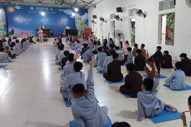 The 2nd Day of Temporary Ordination in Summer for Children