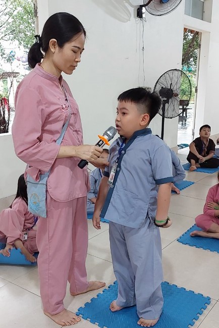 The 2nd Day of Temporary Ordination in Summer for Children