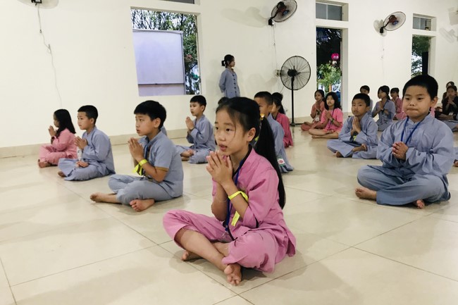 The 2nd Day of Temporary Ordination in Summer for Children