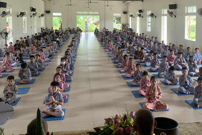 The 2nd Day of Temporary Ordination in Summer for Children