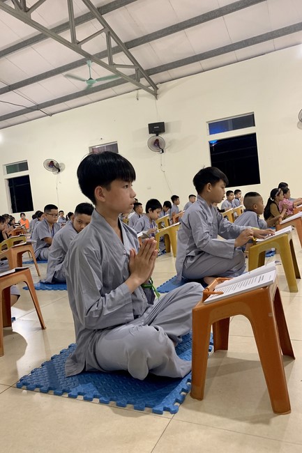 The 2nd Day of Temporary Ordination in Summer for Children