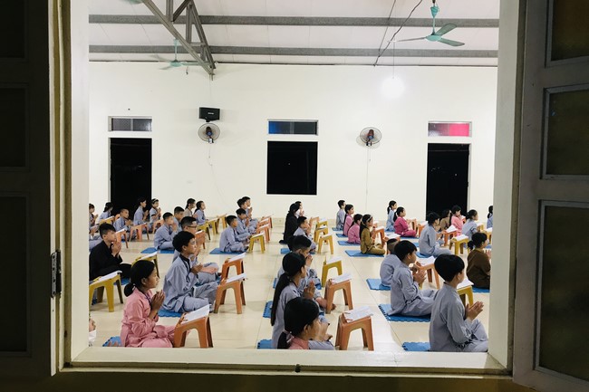 The 2nd Day of Temporary Ordination in Summer for Children