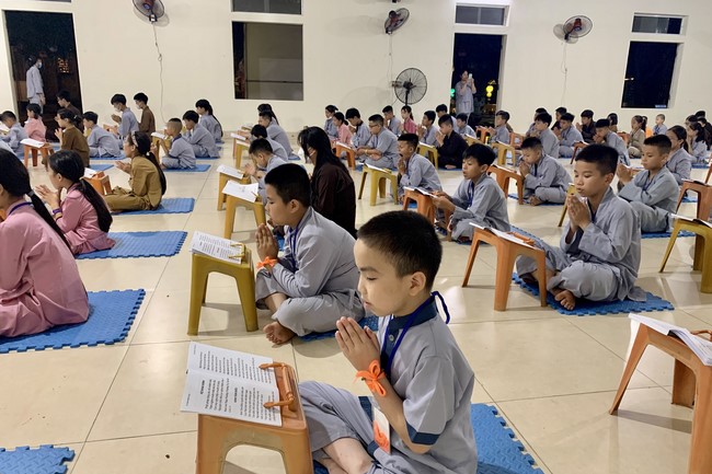 The 2nd Day of Temporary Ordination in Summer for Children