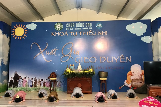 The 2nd Day of Temporary Ordination in Summer for Children